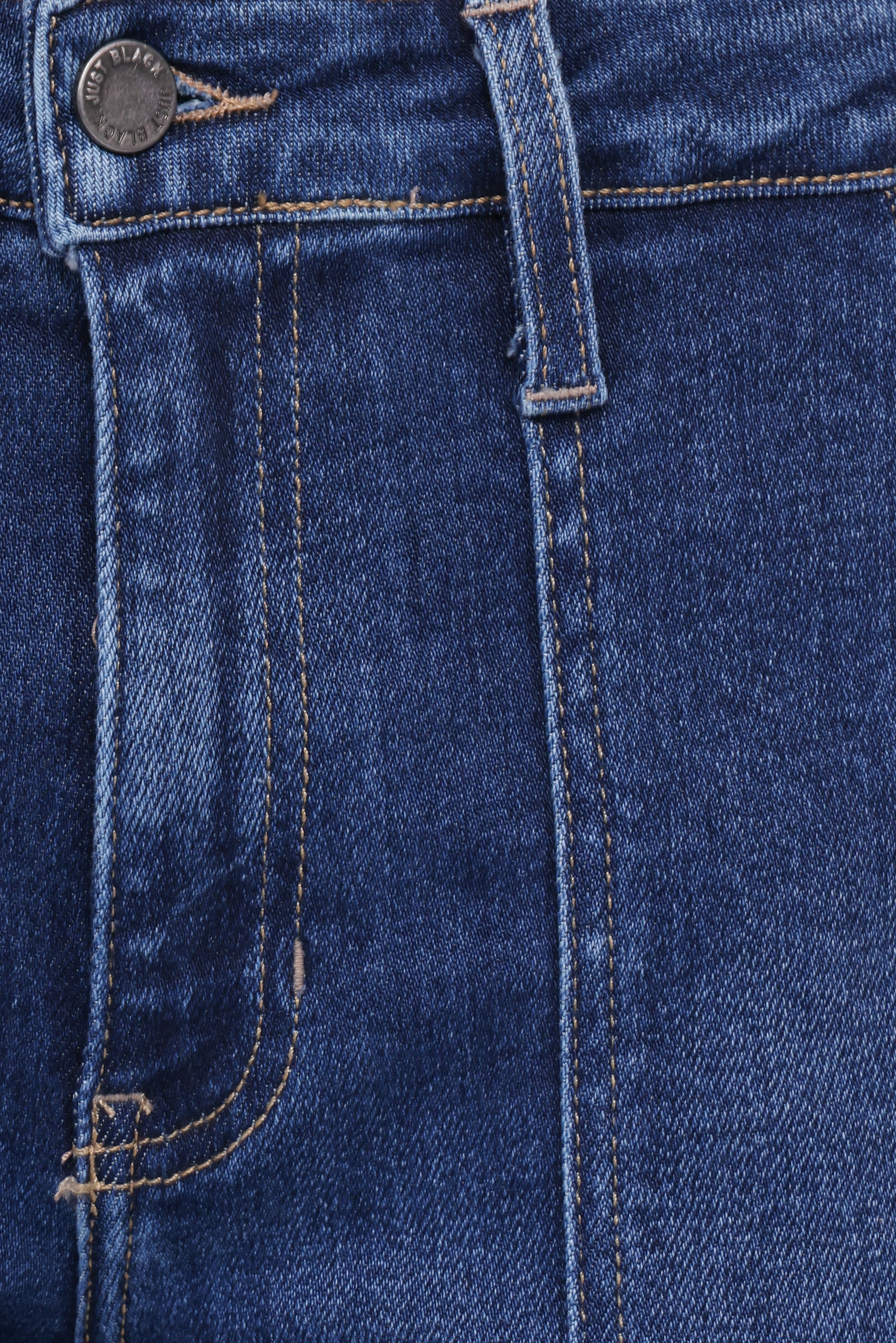 Amara Utility Pocket Straight Jean - Dark Wash
