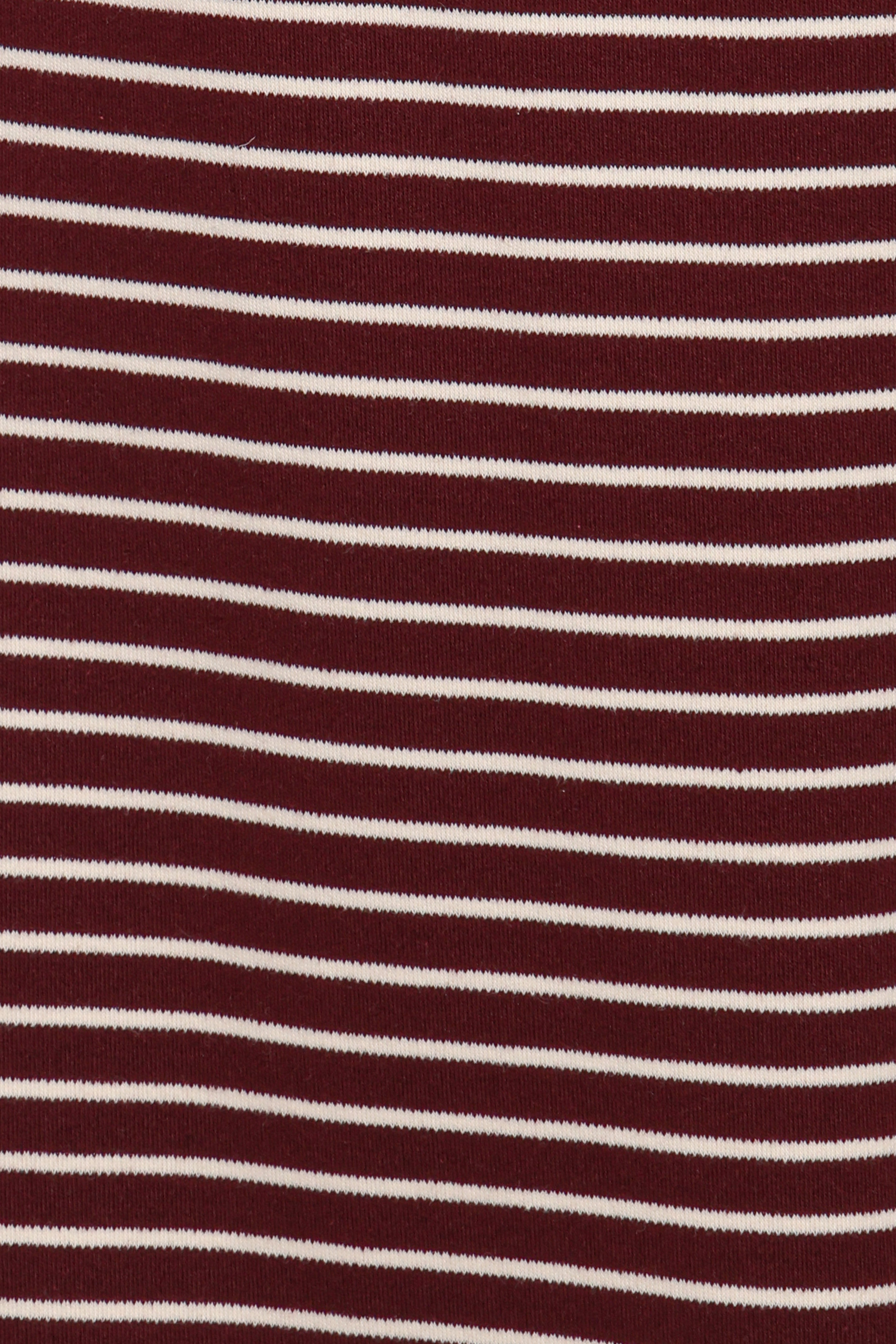 Wilda Knit Pant - Burgundy Cream Stripe