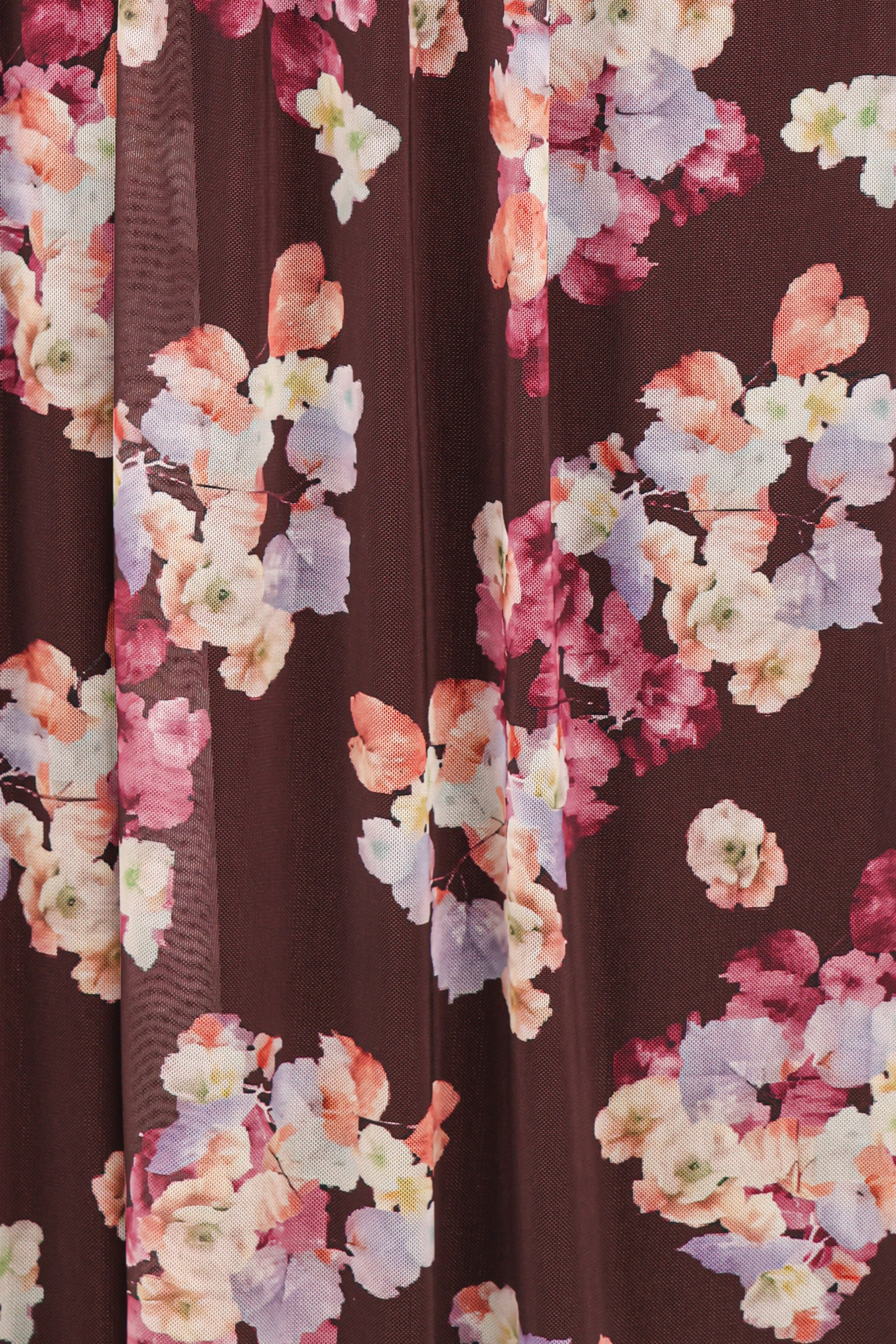 Calypso Maxi Dress - Purple Floral