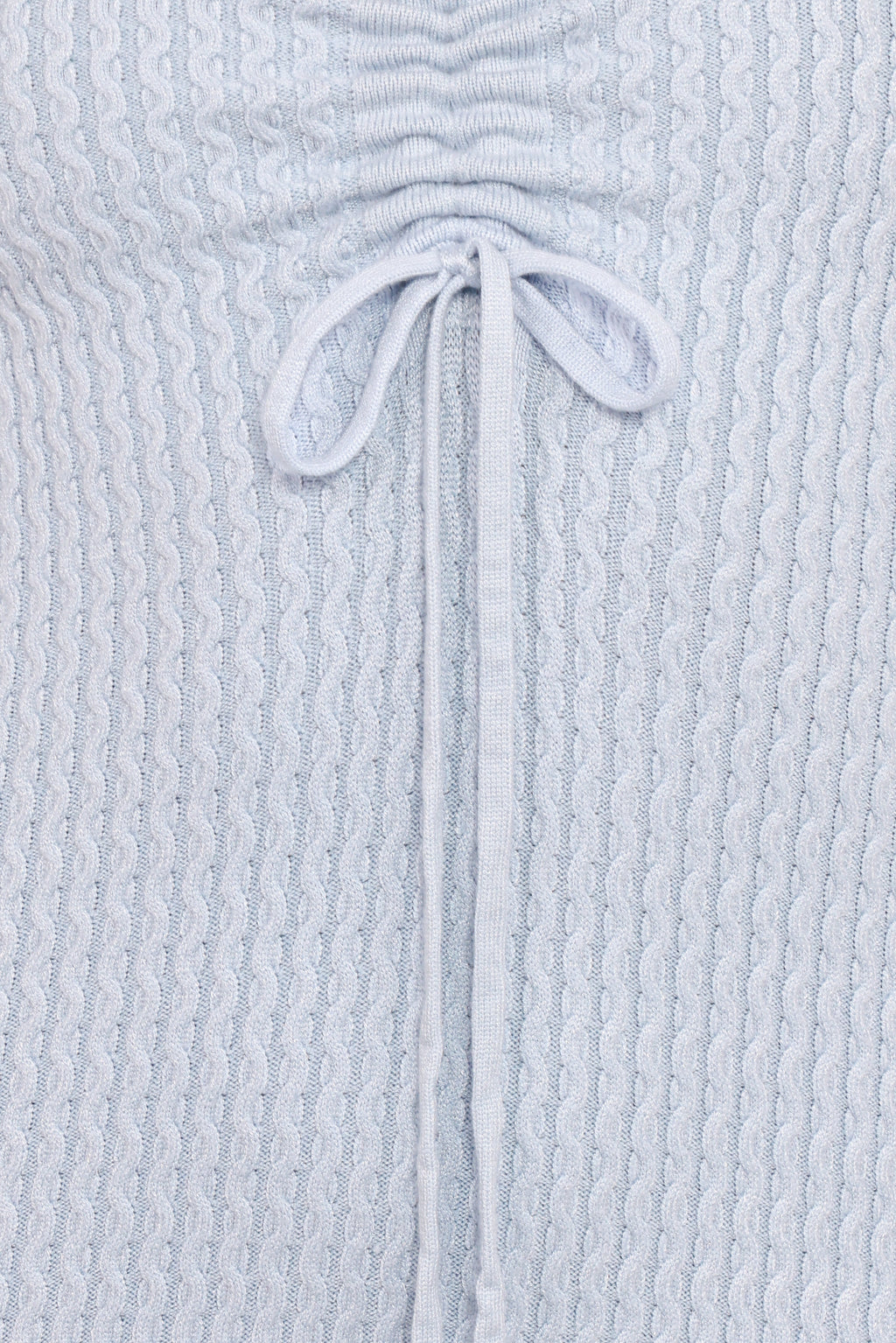 Irene Long Sleeve Midi Dress - Pale Blue