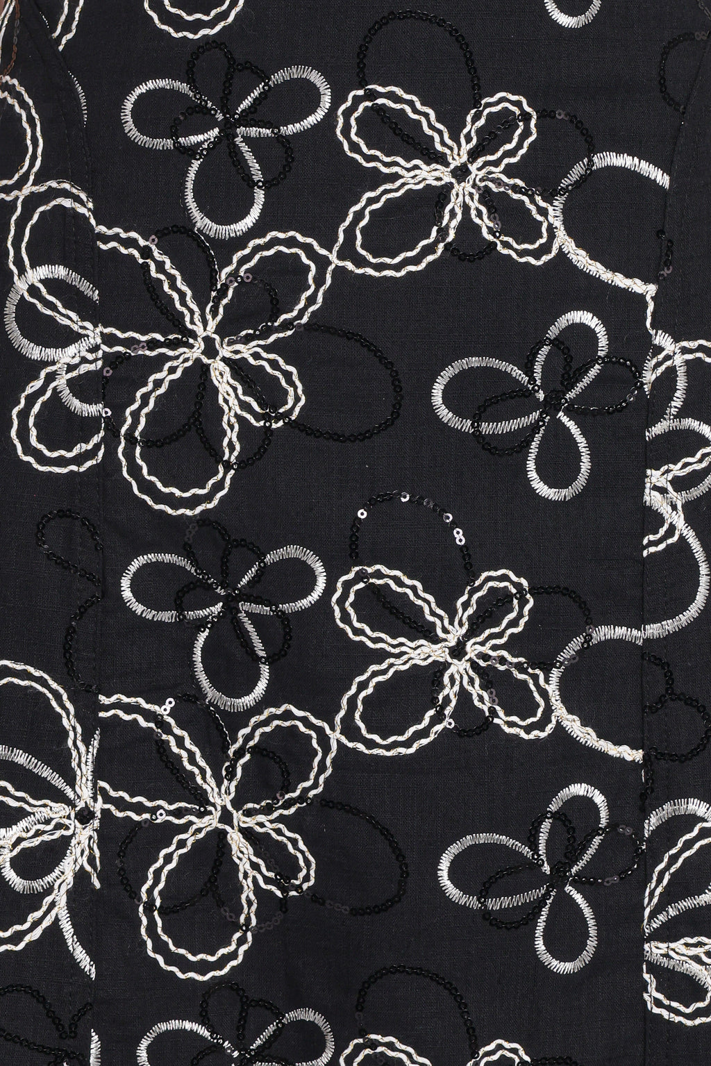 Loven Midi Dress - Black/White