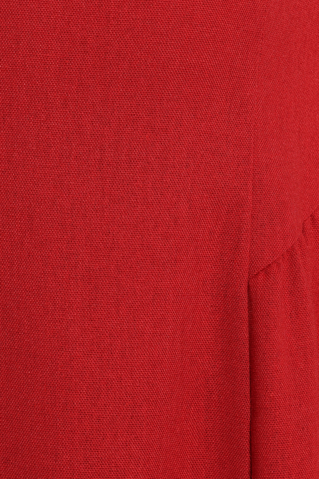 Ramona Halterneck Midi Dress - Red