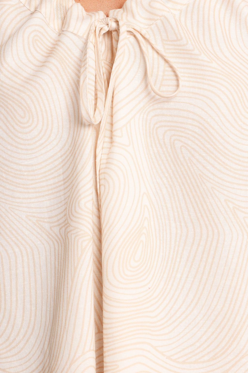 Walker Smock Mini Dress - Tan Swirl