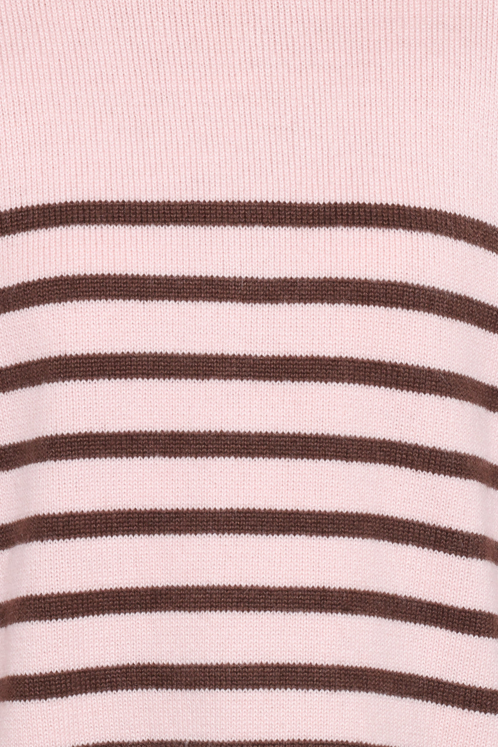 Eleanora Striped Knit Pullover Sweater - Pink