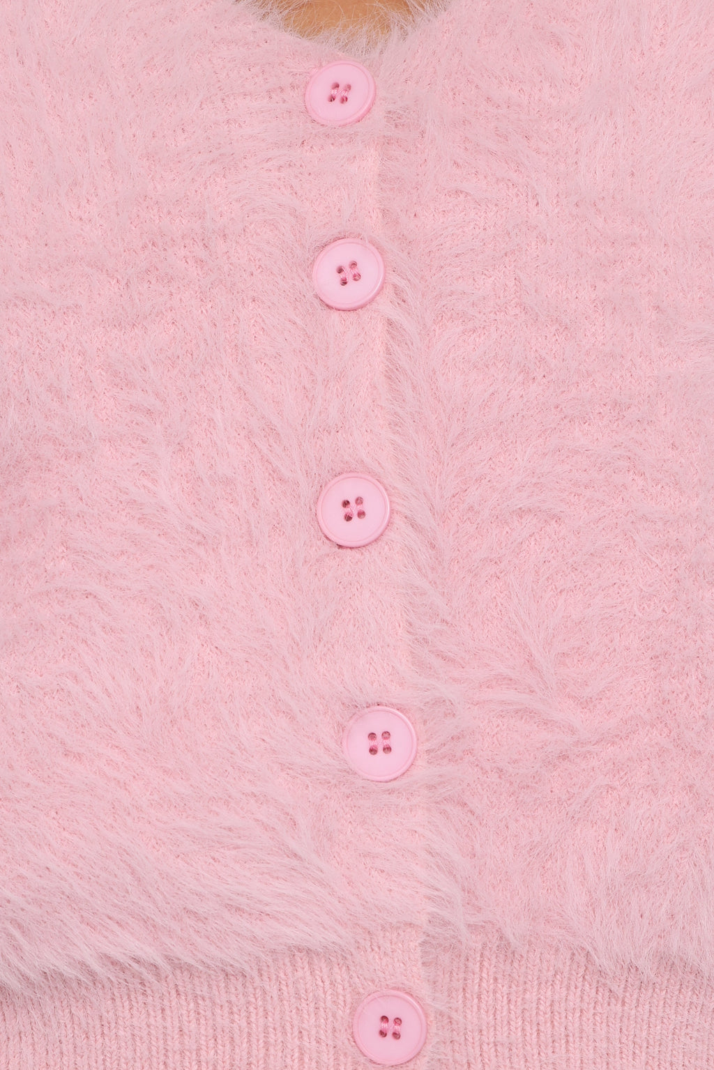 Evelin Cropped Cardigan - Pink