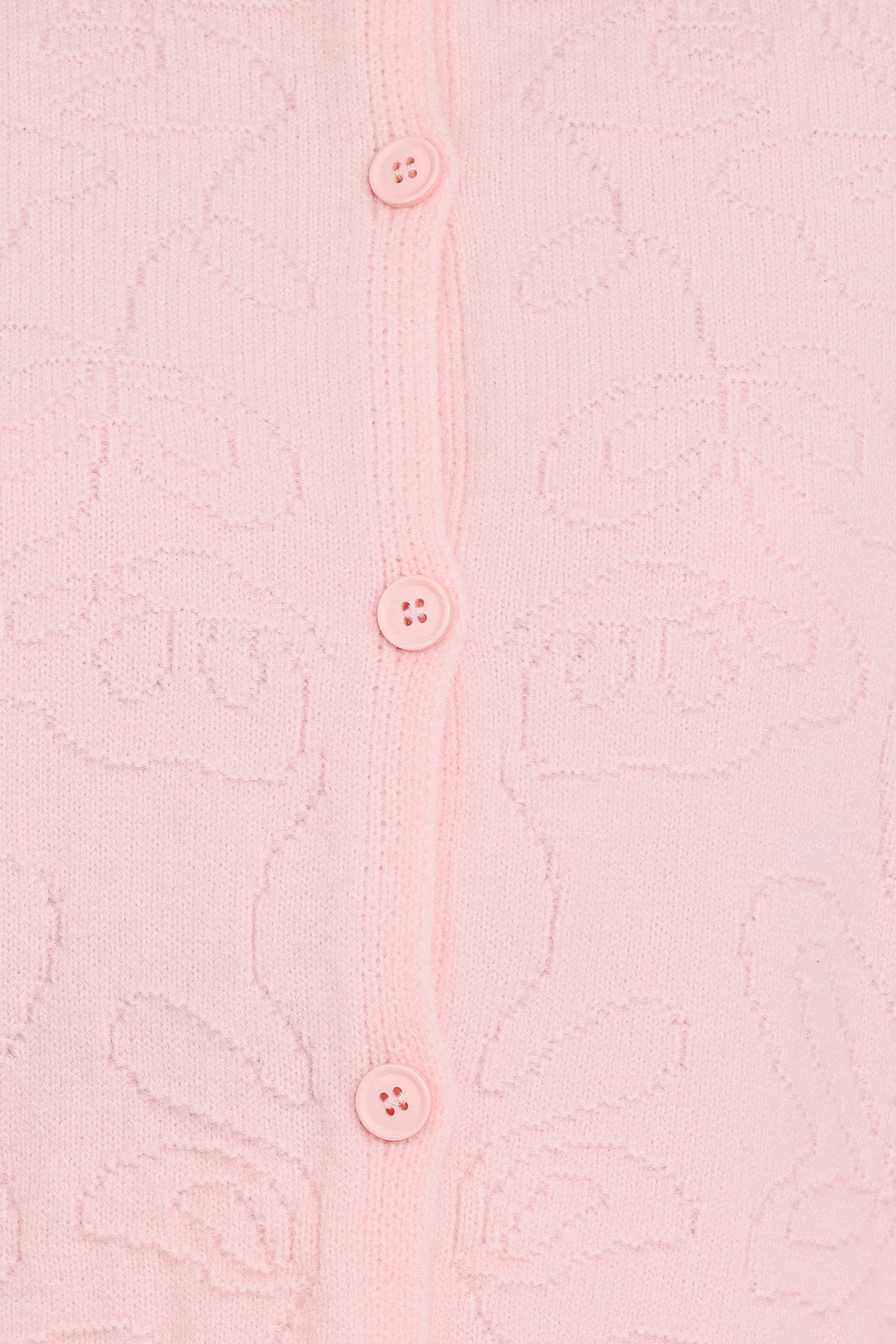 Fauna Tonal Floral Cardigan - Pink