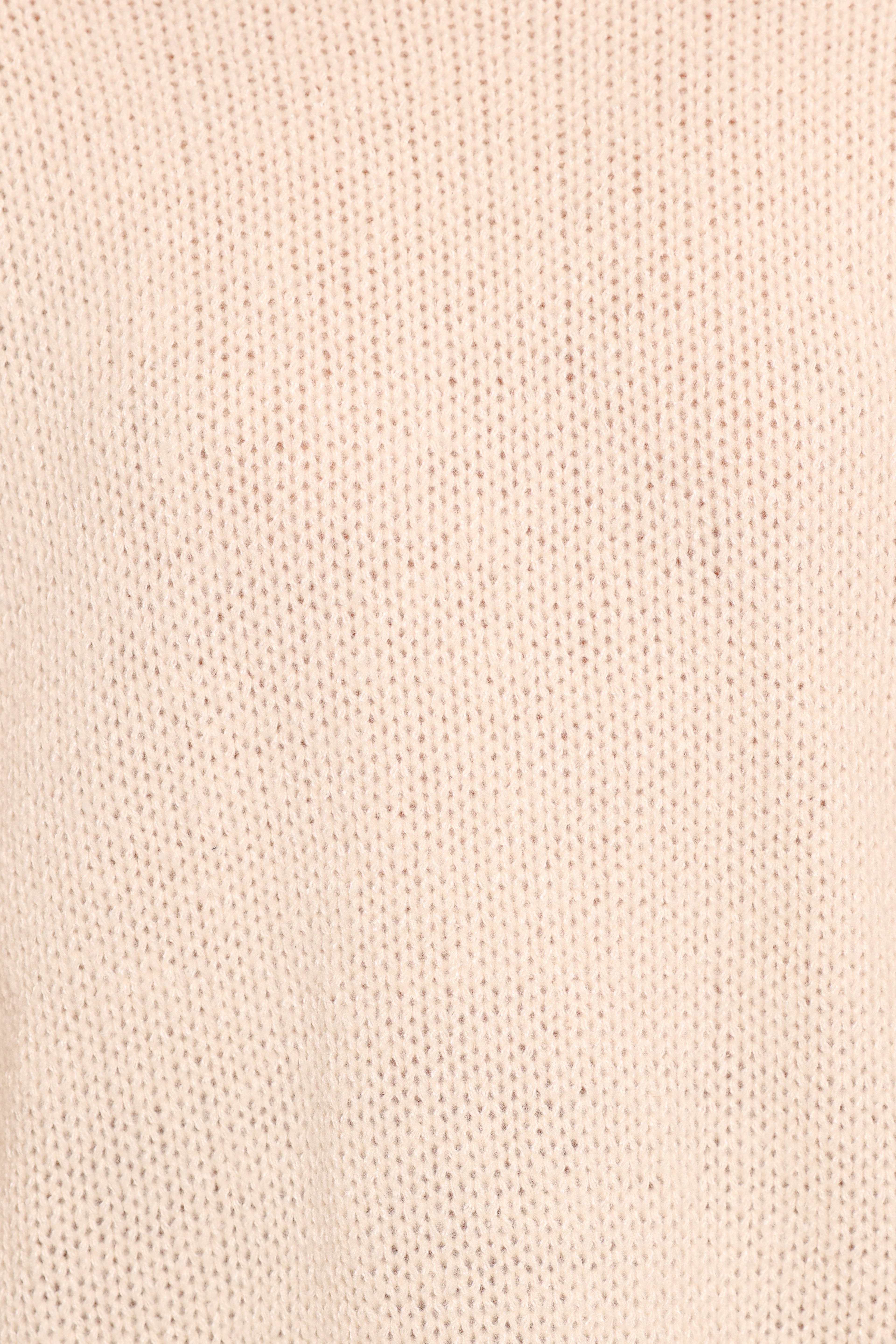 Lover Tie Sleeve Knit Sweater - Ivory