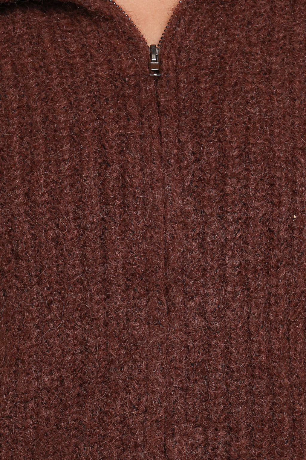 Miffy Zip Through Cardigan - Chocolate