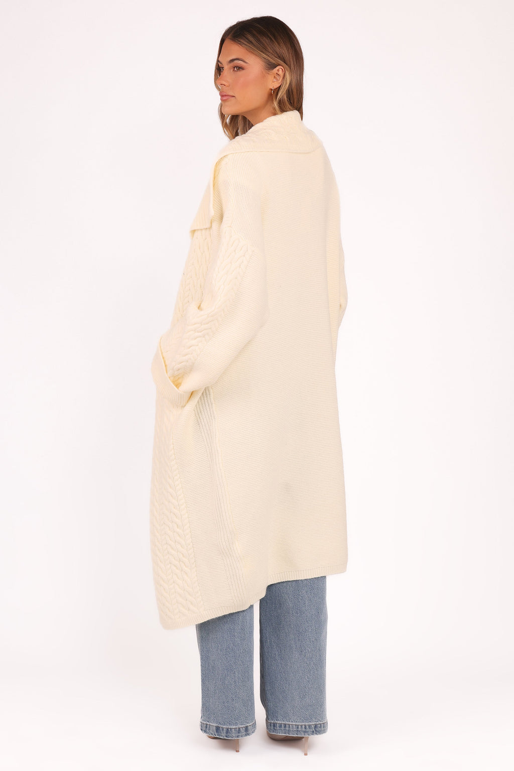 Nova Long Cardigan - Cream