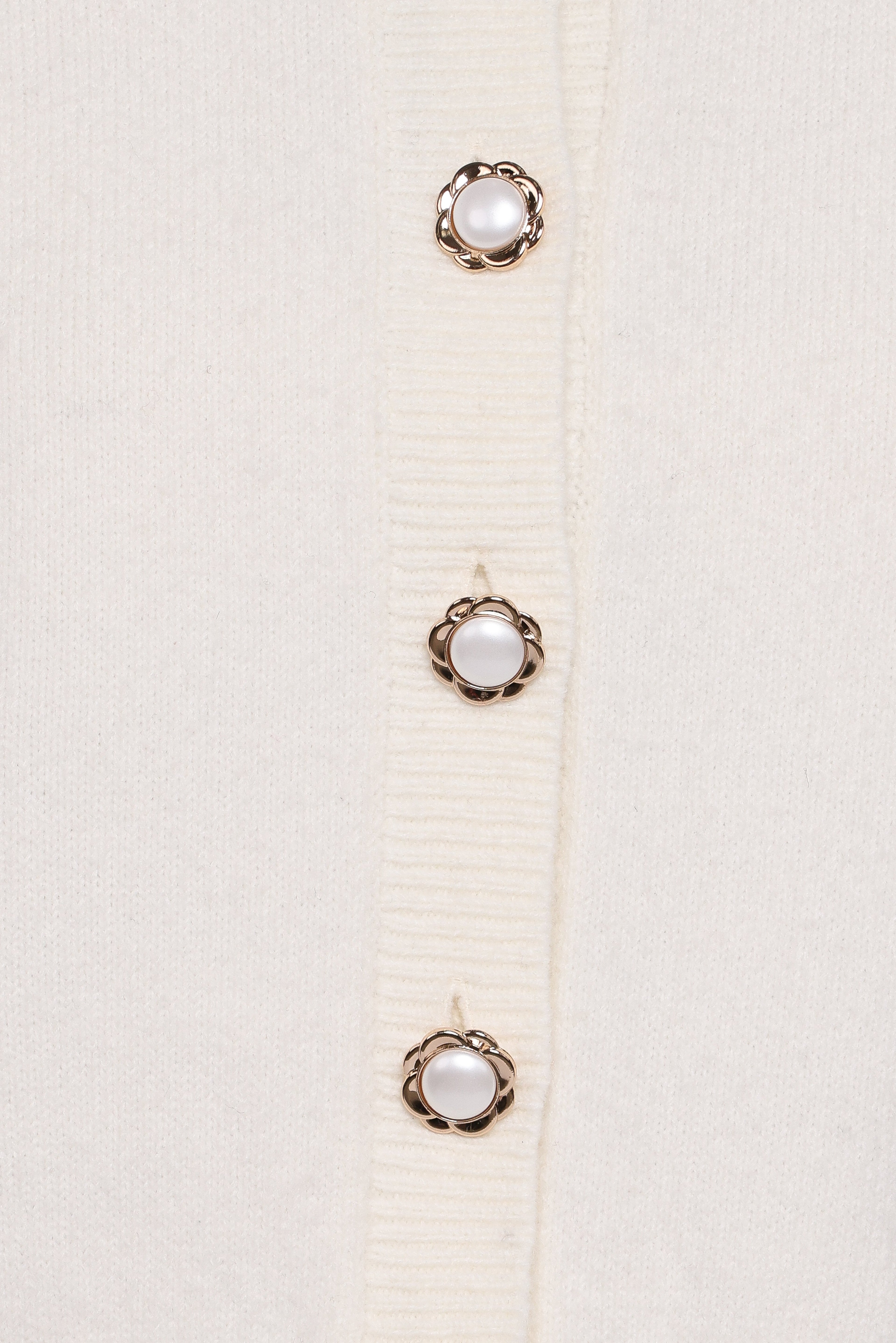 Thelma Trumpet Sleeve Cardigan - Cream