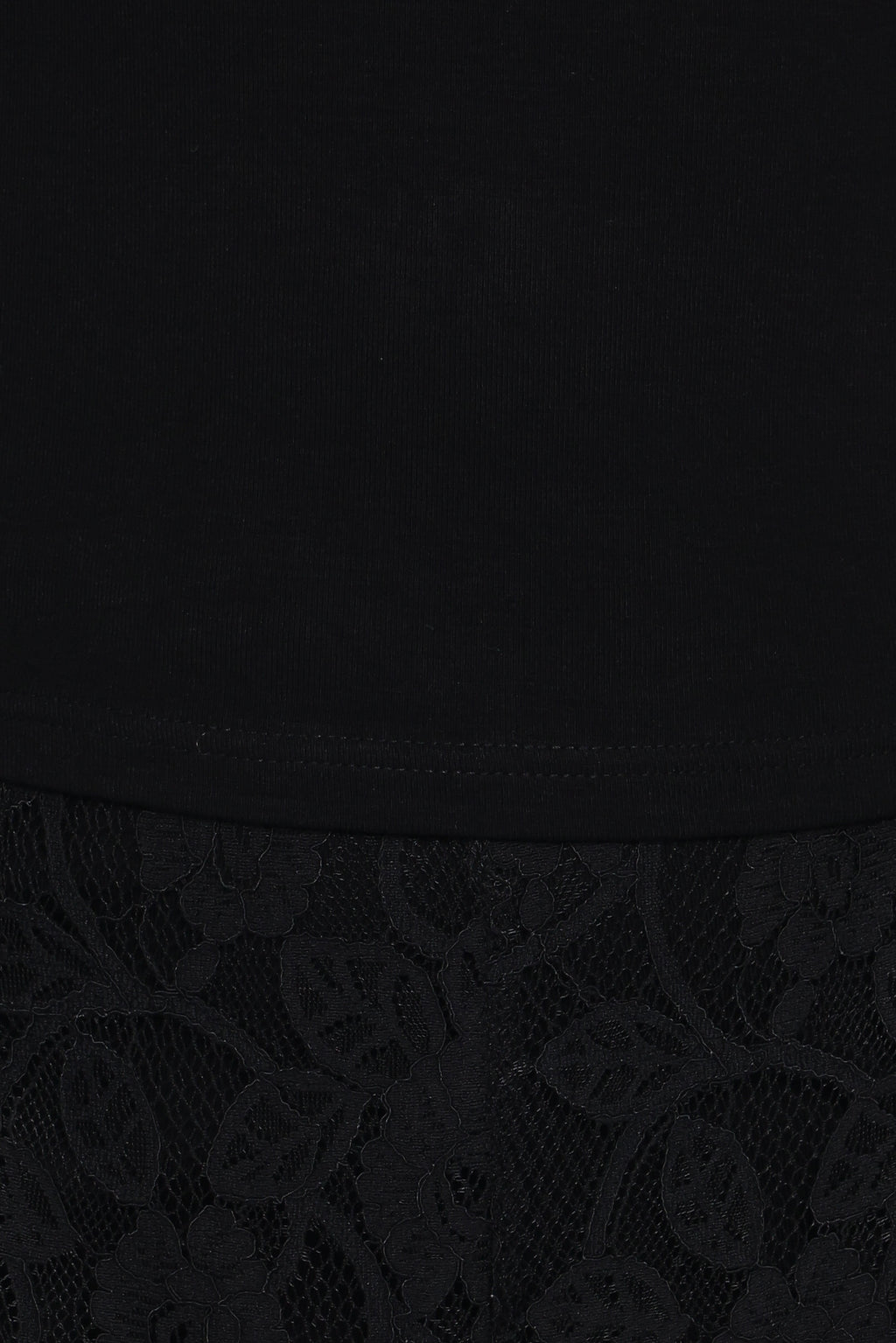 Alina Lace Pant Set - Black