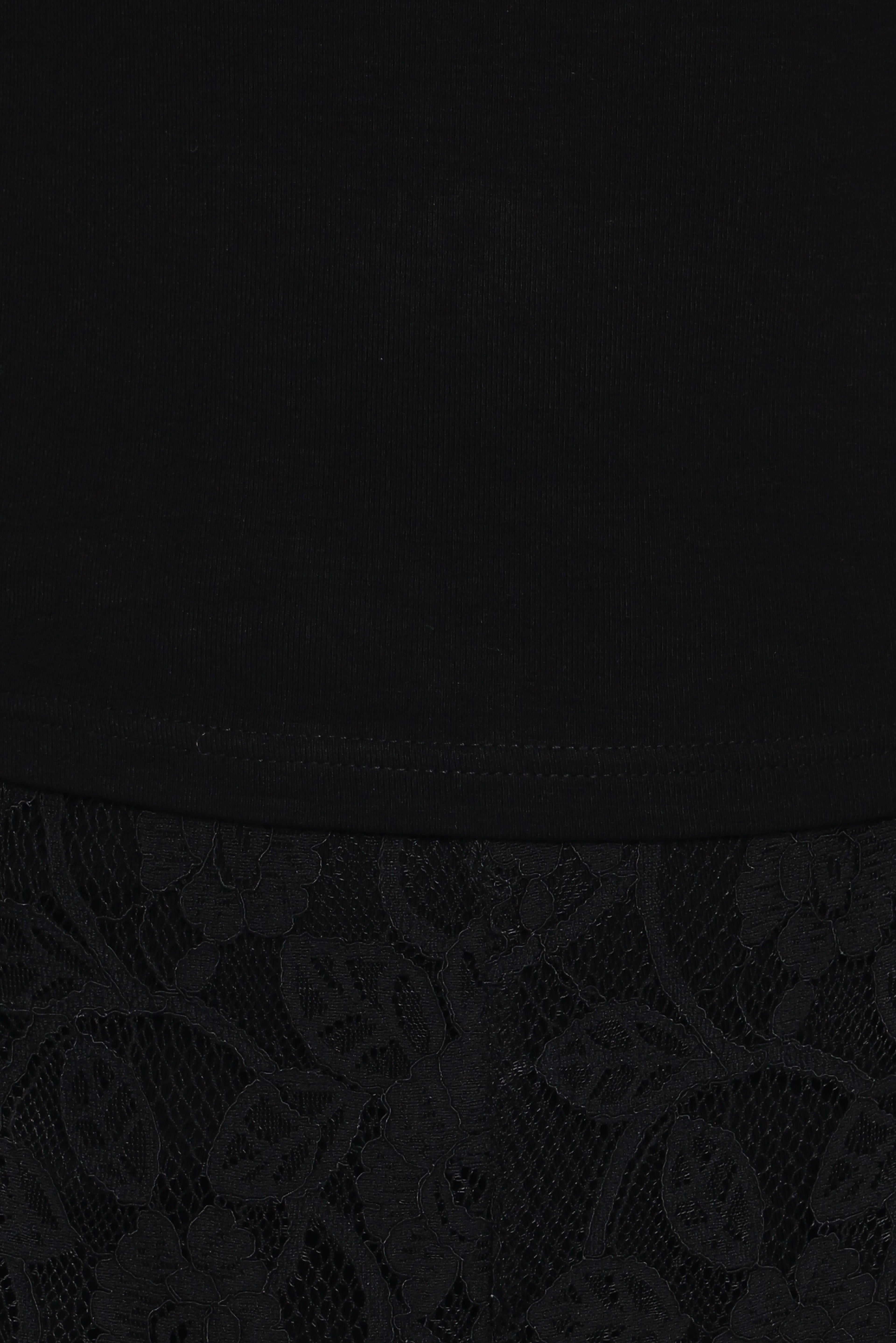 Alina Lace Pant Set - Black