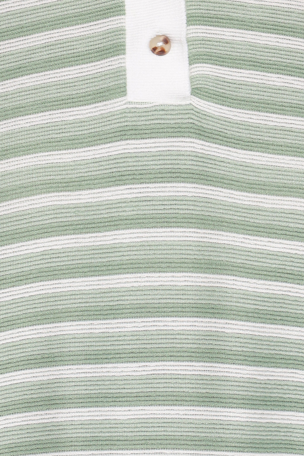 Dealia Knit Short Set - Sage Stripe