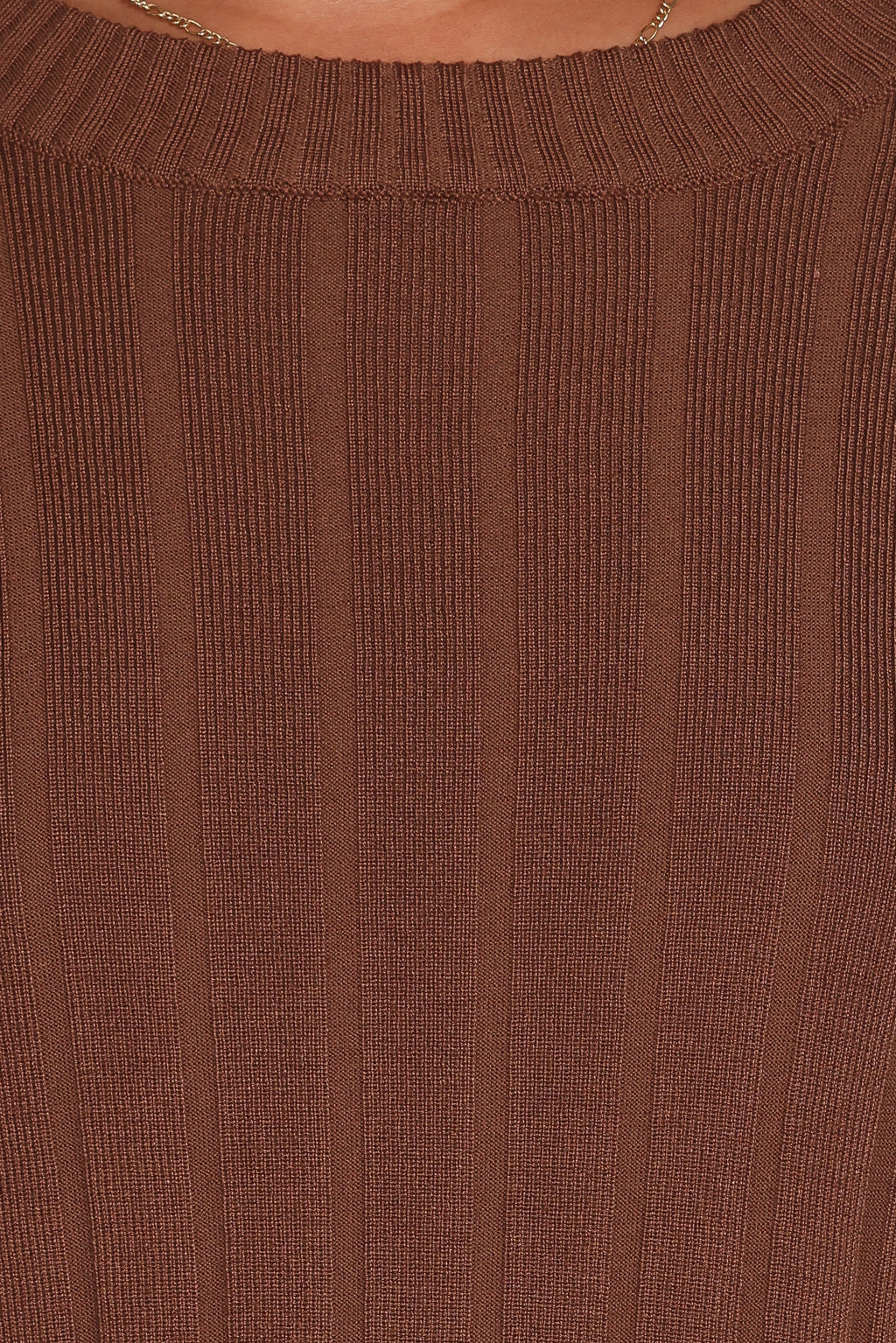 Silvie Long Sleeve Knitted Set - Chocolate